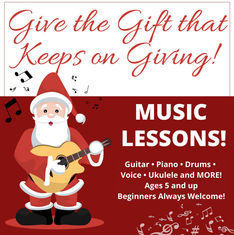 Hey!  Give the gift of music.  Lesson certificates make GREAT gifts!